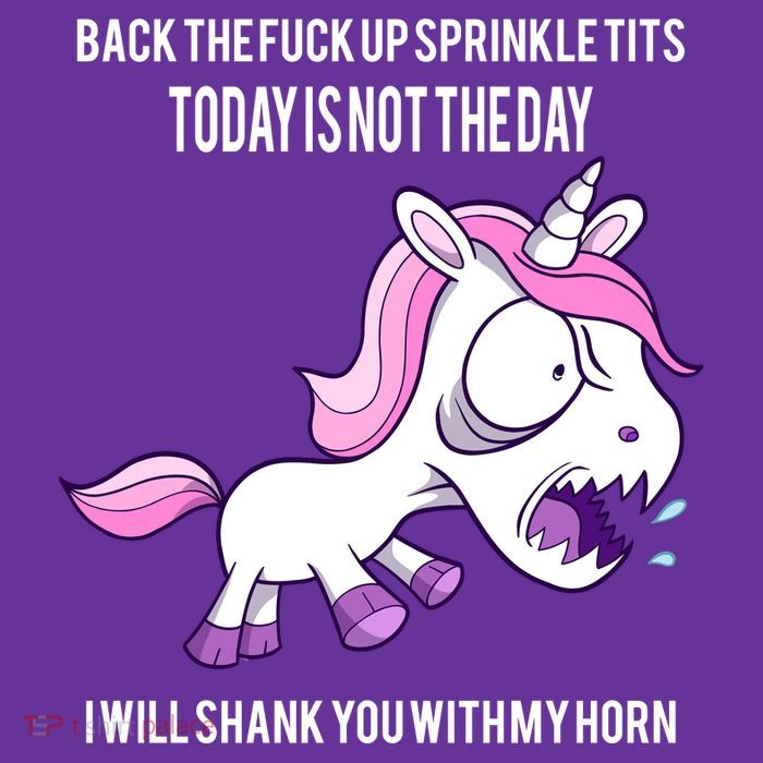 Today Is Not The Day Shank You Unicorn Horn Toddler T-Shirt