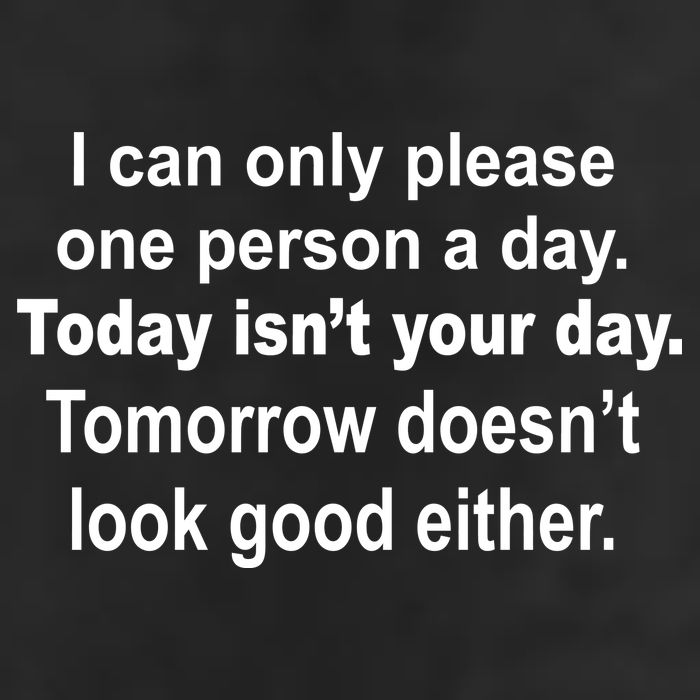 Today Isn't Your Day Funny Sayings Adult Drive Performance Visor