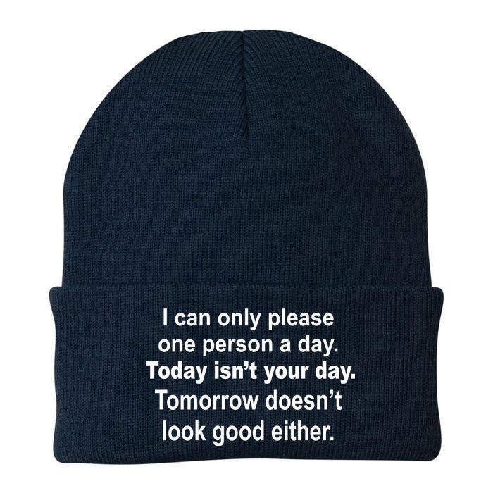 Today Isn't Your Day Funny Sayings Knit Cap Winter Beanie