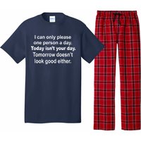 Today Isn't Your Day Funny Sayings Pajama Set