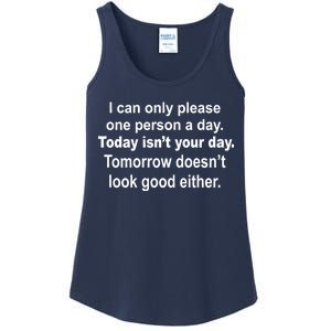 Today Isn't Your Day Funny Sayings Ladies Essential Tank