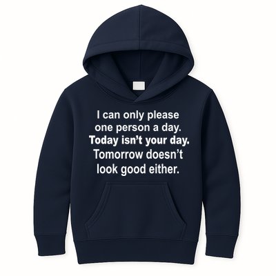 Today Isn't Your Day Funny Sayings Kids Hoodie