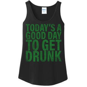 Today's a good day to get drunk Ladies Essential Tank