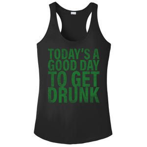 Today's a good day to get drunk Ladies PosiCharge Competitor Racerback Tank