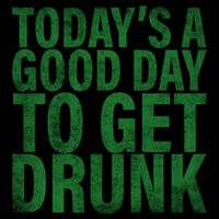 Today's a good day to get drunk Women's V-Neck T-Shirt