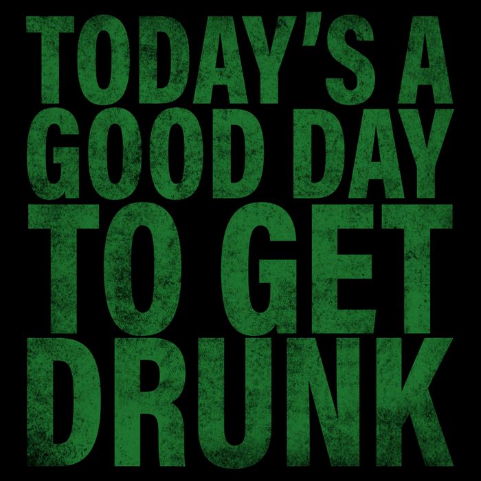 Today's a good day to get drunk Women's V-Neck T-Shirt