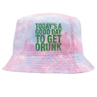 Today's a good day to get drunk Tie-Dyed Bucket Hat