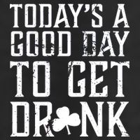 Today's A Good Day To Get Drunk St Pattys Day 7 Panel Mesh Trucker Snapback Hat