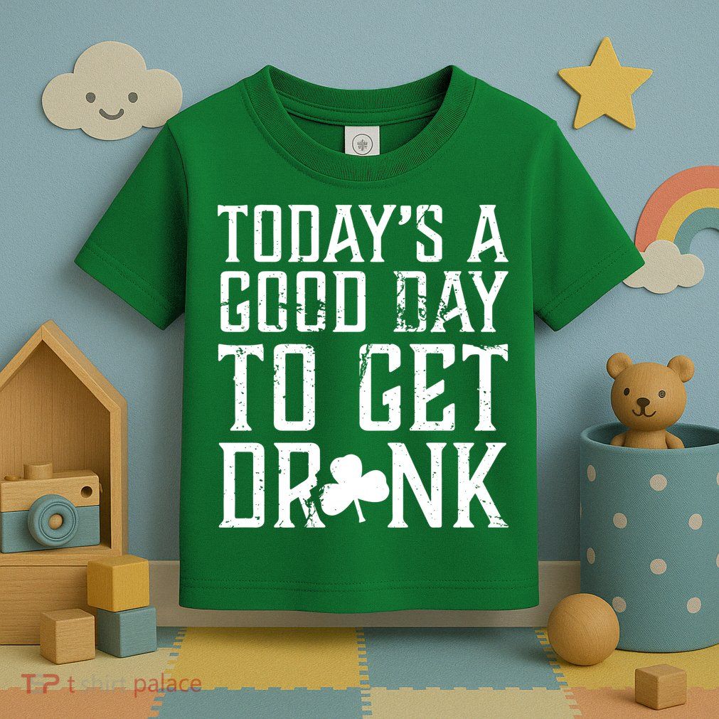 Today's A Good Day To Get Drunk St Pattys Day Toddler T-Shirt