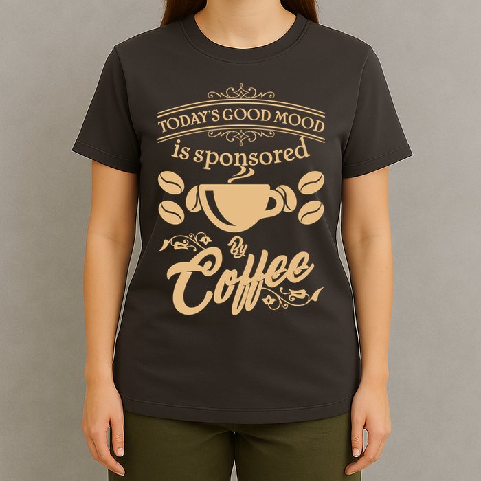 Today's Good Mood is Sponsored By Coffee T-Shirt