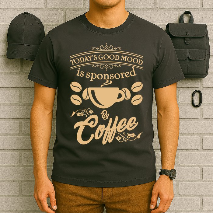 Today's Good Mood is Sponsored By Coffee T-Shirt