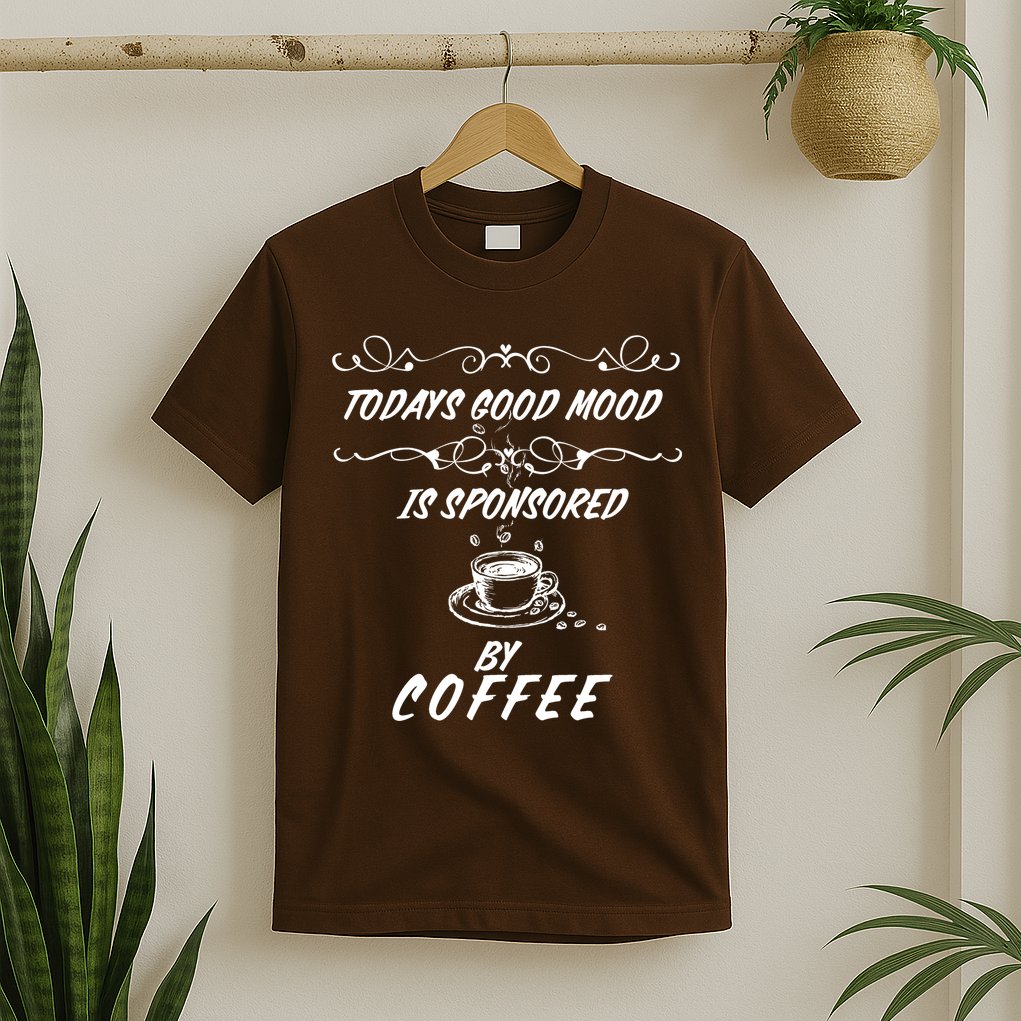 Todays Good Mood Is Sponsored By Coffee Funny T-Shirt
