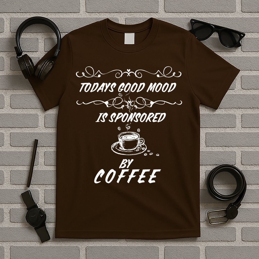 Todays Good Mood Is Sponsored By Coffee Funny T-Shirt