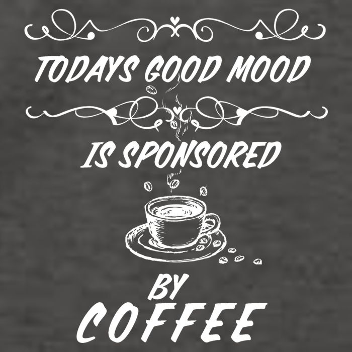 Todays Good Mood Is Sponsored By Coffee Funny Vector Backpack