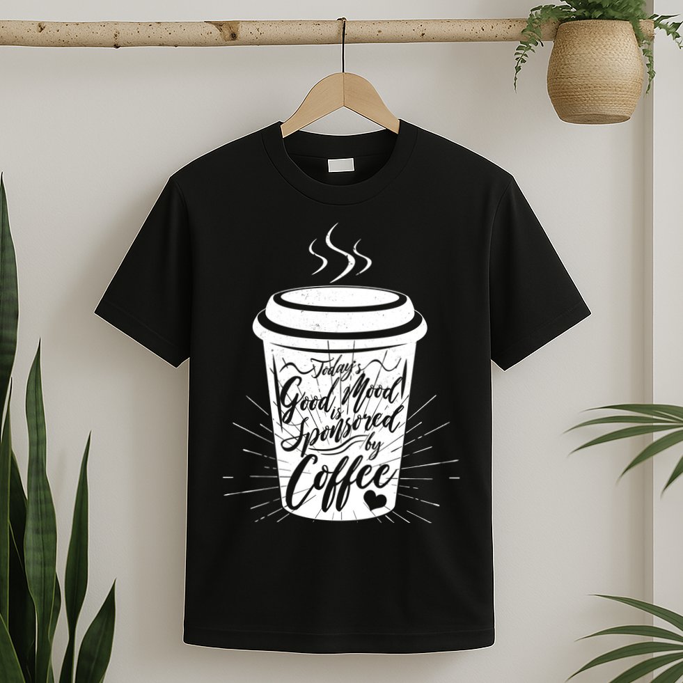 Today's Good Mood Is Sponsored By Coffee Lover T-Shirt