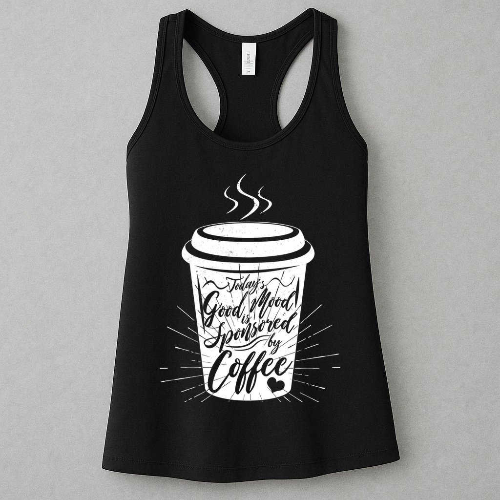 Today's Good Mood Is Sponsored By Coffee Lover Womens Tank Top