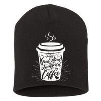 Today's Good Mood Is Sponsored By Coffee Lover Short Acrylic Beanie