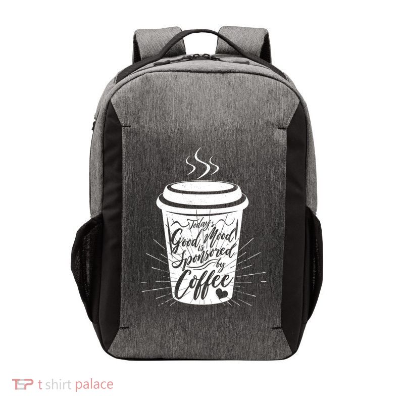 Today's Good Mood Is Sponsored By Coffee Lover Vector Backpack