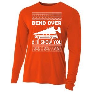 Todd Margo Couples Ugly Christmas Vacation I'll Show You Cooling Performance Long Sleeve Crew