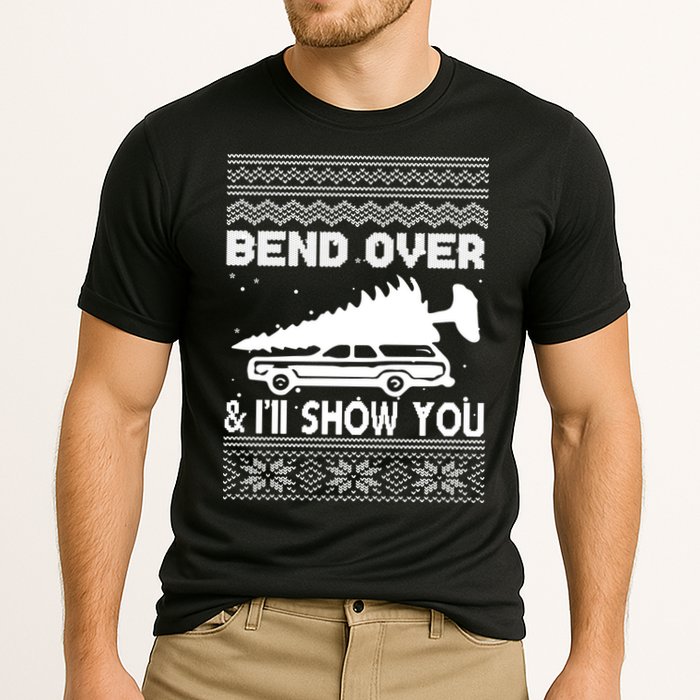 Todd Margo Couples Ugly Christmas Vacation I'll Show You Cooling Performance Crew T-Shirt