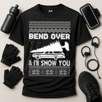 Todd Margo Couples Ugly Christmas Vacation I'll Show You Cooling Performance Crew T-Shirt