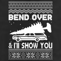 Todd Margo Couples Ugly Christmas Vacation I'll Show You Adult Drive Performance Visor