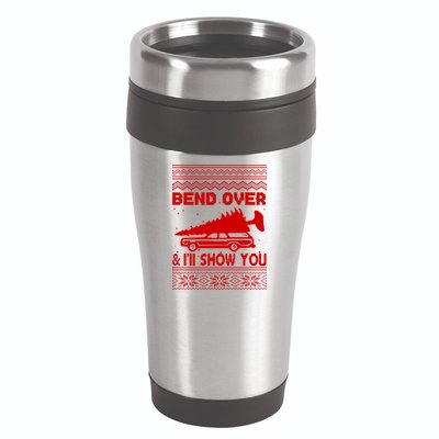 Todd Margo Couples Ugly Christmas Vacation I'll Show You 16oz Travel Tumbler