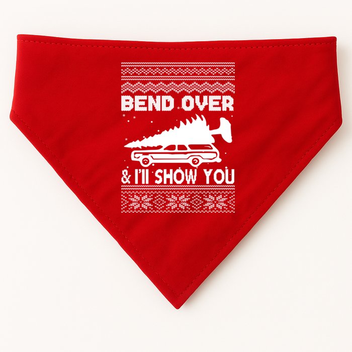 Todd Margo Couples Ugly Christmas Vacation I'll Show You USA-Made Doggie Bandana