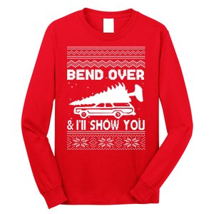 Todd Margo Couples Ugly Christmas Vacation I'll Show You Long Sleeve Shirt