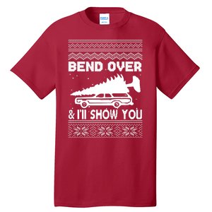 Todd Margo Couples Ugly Christmas Vacation I'll Show You Tall T-Shirt