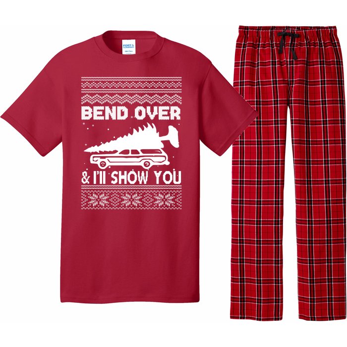 Todd Margo Couples Ugly Christmas Vacation I'll Show You Pajama Set