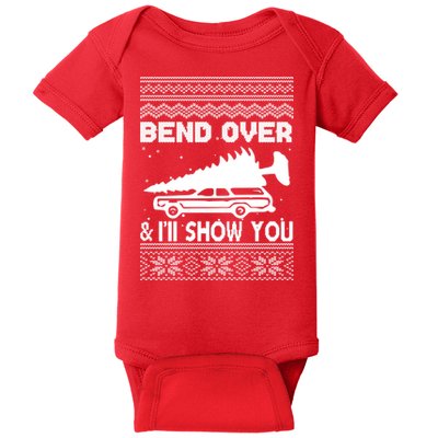 Todd Margo Couples Ugly Christmas Vacation I'll Show You Baby Bodysuit