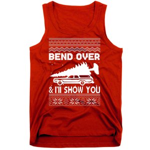 Todd Margo Couples Ugly Christmas Vacation I'll Show You Tank Top