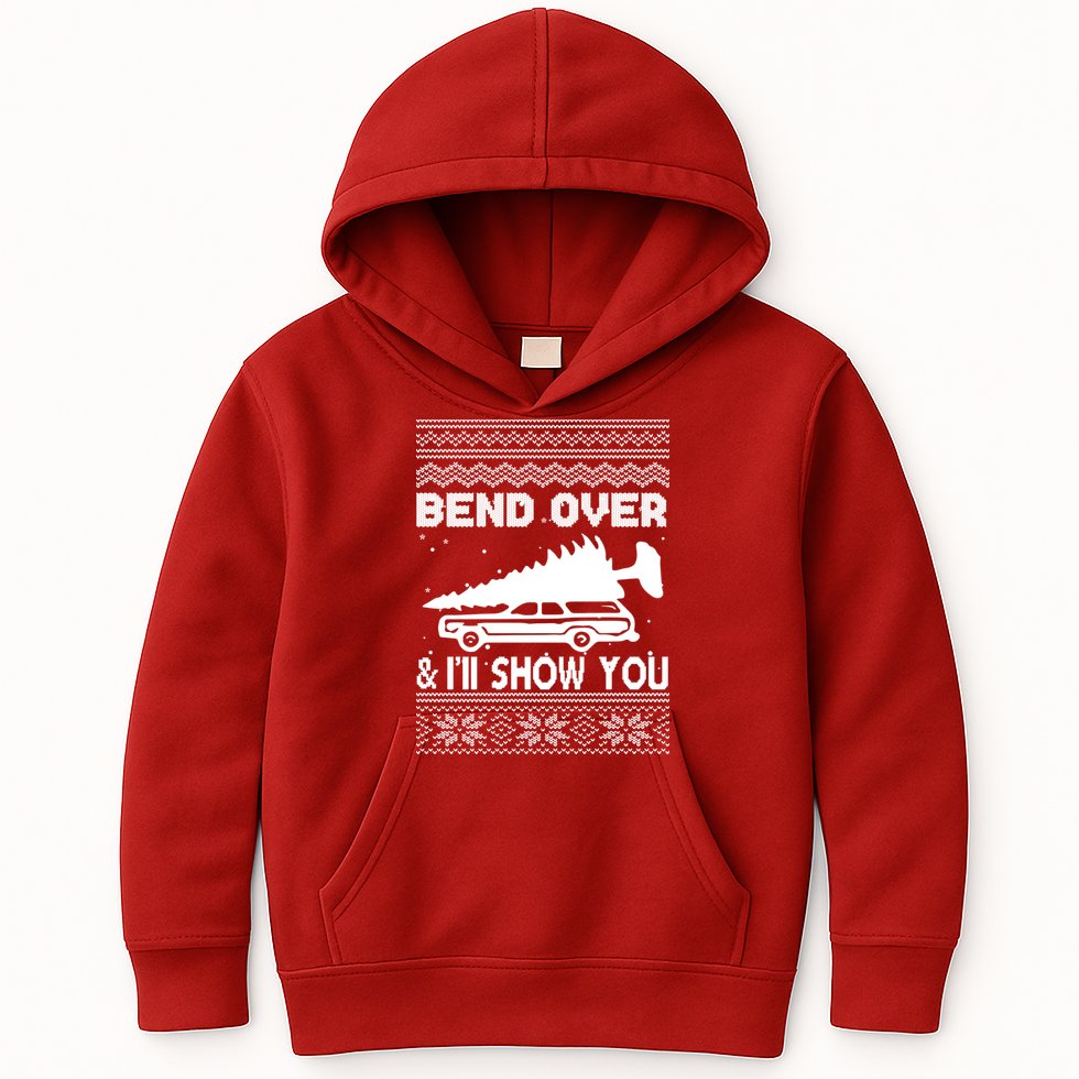 Todd Margo Couples Ugly Christmas Vacation I'll Show You Kids Hoodie