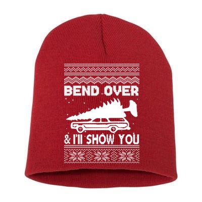 Todd Margo Couples Ugly Christmas Vacation I'll Show You Short Acrylic Beanie