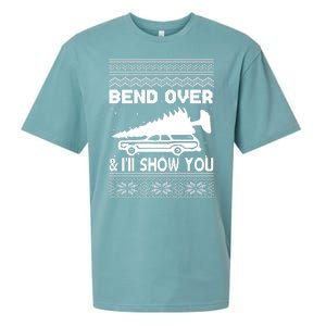 Todd Margo Couples Ugly Christmas Vacation I'll Show You Sueded Cloud Jersey T-Shirt