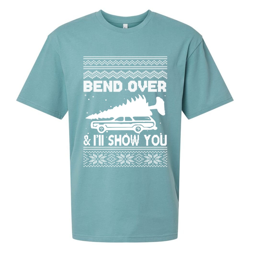 Todd Margo Couples Ugly Christmas Vacation I'll Show You Sueded Cloud Jersey T-Shirt