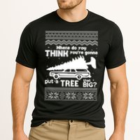 Todd Margo Couples Ugly Christmas Vacation Tree Cooling Performance Crew T-Shirt