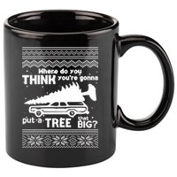 Todd Margo Couples Ugly Christmas Vacation Tree 11oz C Handle Ceramic Mug