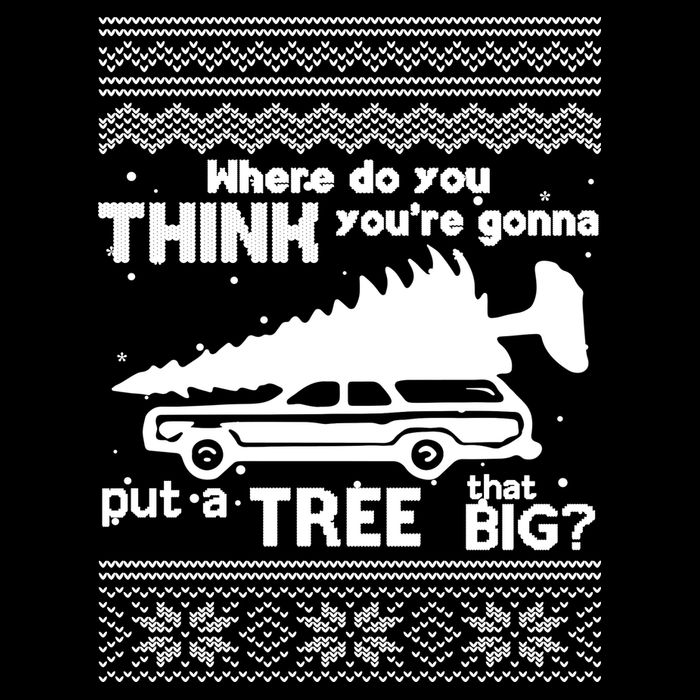 Todd Margo Couples Ugly Christmas Vacation Tree Flatbill Hat