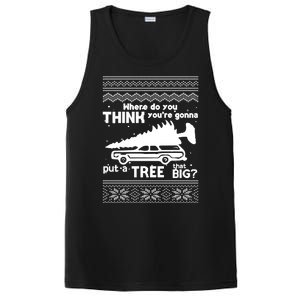 Todd Margo Couples Ugly Christmas Vacation Tree PosiCharge Competitor Tank