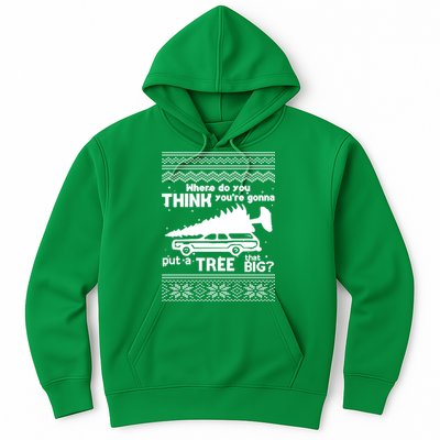 Todd Margo Couples Ugly Christmas Vacation Tree Hoodie