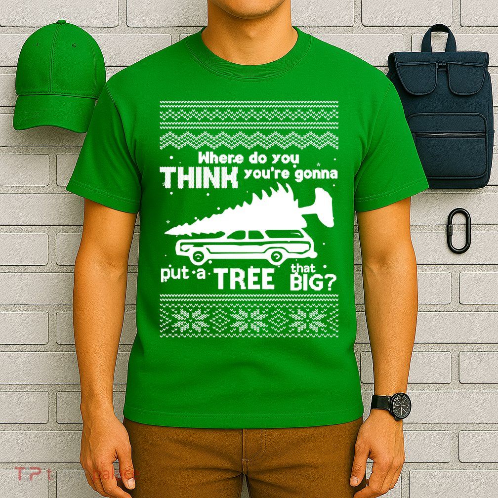 Todd Margo Couples Ugly Christmas Vacation Tree T-Shirt