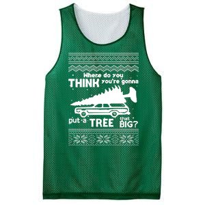 Todd Margo Couples Ugly Christmas Vacation Tree Mesh Reversible Basketball Jersey Tank