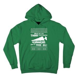 Todd Margo Couples Ugly Christmas Vacation Tree Tall Hoodie