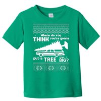 Todd Margo Couples Ugly Christmas Vacation Tree Toddler T-Shirt