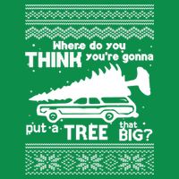 Todd Margo Couples Ugly Christmas Vacation Tree Kids Hoodie