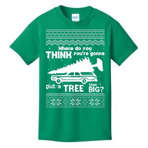 Todd Margo Couples Ugly Christmas Vacation Tree Kids T-Shirt