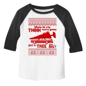 Todd Margo Couples Ugly Christmas Vacation Tree Toddler Fine Jersey T-Shirt