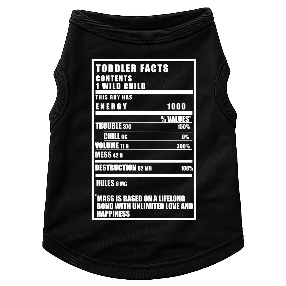 Toddler Nutrients Facts Doggie Tank